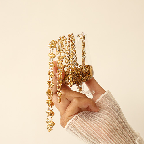 Inspirationszeit f&uuml;r Halsketten aus Jasseron aus Edelstahl 