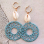 DIY: Ohrringe in Soutache Stil mit gewebten Anh&auml;ngern