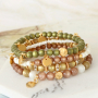 Polaris Elements Perlen Schmuck in warmen Farben mit herbstliche Look