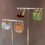 Neue Ideen! Resin-Ohrringe trendig tragen. 
